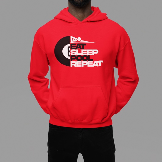 EAT SLEEP POOL HOODIE